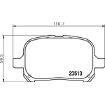 Order Front Ceramic Pads by HELLA PAGID - 355033901 For Your Vehicle