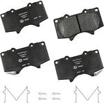 Order Front Ceramic Pads by HELLA PAGID - 355034151 For Your Vehicle
