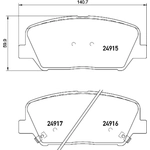Order Front Ceramic Pads by HELLA PAGID - 355036051 For Your Vehicle