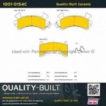 Order Front Ceramic Pads by QUALITY-BUILT - 1001-0154C For Your Vehicle