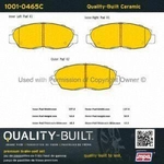 Order Front Ceramic Pads by QUALITY-BUILT - 1001-0465C For Your Vehicle