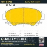 Order Front Ceramic Pads by QUALITY-BUILT - 1001-0476C For Your Vehicle
