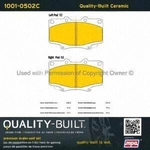 Order Front Ceramic Pads by QUALITY-BUILT - 1001-0502C For Your Vehicle