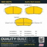 Order Front Ceramic Pads by QUALITY-BUILT - 1001-0617C For Your Vehicle