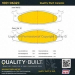 Order Front Ceramic Pads by QUALITY-BUILT - 1001-0632C For Your Vehicle