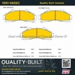 Order Front Ceramic Pads by QUALITY-BUILT - 1001-0652C For Your Vehicle