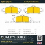 Order Front Ceramic Pads by QUALITY-BUILT - 1001-0727C For Your Vehicle