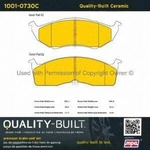 Order Front Ceramic Pads by QUALITY-BUILT - 1001-0730C For Your Vehicle