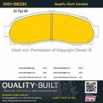 Order Front Ceramic Pads by QUALITY-BUILT - 1001-0833C For Your Vehicle