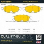 Order Front Ceramic Pads by QUALITY-BUILT - 1001-0869C For Your Vehicle