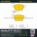 Order Front Ceramic Pads by QUALITY-BUILT - 1001-0915AC For Your Vehicle