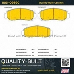 Order Front Ceramic Pads by QUALITY-BUILT - 1001-0959C For Your Vehicle