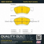 Order Front Ceramic Pads by QUALITY-BUILT - 1001-1047AC For Your Vehicle