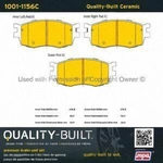 Order Front Ceramic Pads by QUALITY-BUILT - 1001-1156C For Your Vehicle