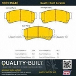 Order Front Ceramic Pads by QUALITY-BUILT - 1001-1164C For Your Vehicle