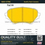 Order Front Ceramic Pads by QUALITY-BUILT - 1001-1179C For Your Vehicle
