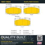 Order QUALITY-BUILT - 1001-1182C - Front Disc Brake Pad Set For Your Vehicle