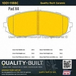 Order Front Ceramic Pads by QUALITY-BUILT - 1001-1188C For Your Vehicle