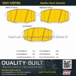 Order Front Ceramic Pads by QUALITY-BUILT - 1001-1397BC For Your Vehicle
