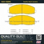 Order Front Ceramic Pads by QUALITY-BUILT - 1001-1589C For Your Vehicle