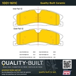Order QUALITY-BUILT - 1001-1611C - Front Disc Brake Pad Set For Your Vehicle