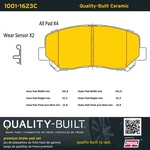 Order QUALITY-BUILT - 1001-1623C - Front Disc Brake Pad Set For Your Vehicle