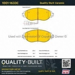 Order Front Ceramic Pads by QUALITY-BUILT - 1001-1633C For Your Vehicle