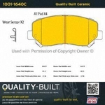 Order Front Ceramic Pads by QUALITY-BUILT - 1001-1640C For Your Vehicle