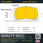 Order Front Ceramic Pads by QUALITY-BUILT - 1001-1640CC For Your Vehicle