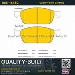 Order Front Ceramic Pads by QUALITY-BUILT - 1001-1645C For Your Vehicle