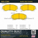 Order Front Ceramic Pads by QUALITY-BUILT - 1001-1736C For Your Vehicle