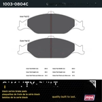 Order QUALITY-BUILT - 1003-0804C - Front Disc Brake Pad Set For Your Vehicle