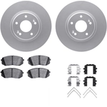 Order DYNAMIC FRICTION COMPANY - 4312-03074 - Front Disc Brake Kit For Your Vehicle