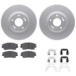 Order DYNAMIC FRICTION COMPANY - 4312-03076 - Front Disc Brake Kit For Your Vehicle