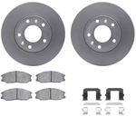 Order DYNAMIC FRICTION COMPANY - 4312-21006 - Front Disc Brake Kit For Your Vehicle