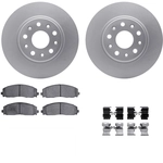 Order DYNAMIC FRICTION COMPANY - 4312-42026 - Front Disc Brake Kit For Your Vehicle
