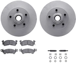Order DYNAMIC FRICTION COMPANY - 4312-47004 - Front Disc Brake Kit For Your Vehicle