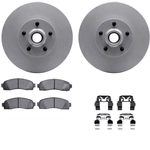 Order DYNAMIC FRICTION COMPANY - 4312-54057 - Front Disc Brake Kit For Your Vehicle