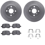 Order DYNAMIC FRICTION COMPANY - 4312-76027 - Front Disc Brake Kit For Your Vehicle