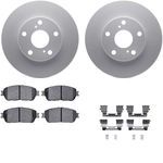 Order DYNAMIC FRICTION COMPANY - 4312-76048 - Front Disc Brake Kit For Your Vehicle