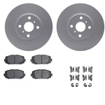 Order DYNAMIC FRICTION COMPANY - 4312-76086 - Front Disc Brake Kit For Your Vehicle