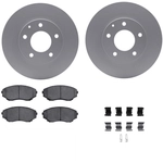 Order DYNAMIC FRICTION COMPANY - 4312-80004 - Front Disc Brake Kit For Your Vehicle