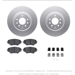 Order DYNAMIC FRICTION COMPANY - 4312-80015 - Front Disc Brake Kit For Your Vehicle