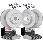 Order DYNAMIC FRICTION COMPANY - 4314-63050 - Front & Rear Disc Brake Kit For Your Vehicle