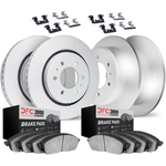 Order DYNAMIC FRICTION COMPANY - 4314-67032 - Front & Rear Disc Brake Kit For Your Vehicle