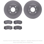 Order DYNAMIC FRICTION COMPANY - 4502-03022 - Front Disc Brake Kit For Your Vehicle