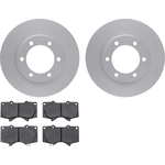 Order DYNAMIC FRICTION COMPANY - 4502-76163 - Front Disc Brake Kit For Your Vehicle
