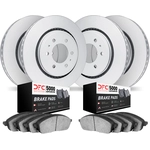 Order DYNAMIC FRICTION COMPANY - 4504-48033 - Front and Rear Disc Brake Kit For Your Vehicle
