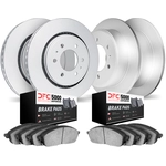 Order DYNAMIC FRICTION COMPANY - 4504-67028 - Front & Rear Disc Brake Kit For Your Vehicle
