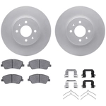Order DYNAMIC FRICTION COMPANY - 4512-21056 - Front Disc Brake Kit For Your Vehicle